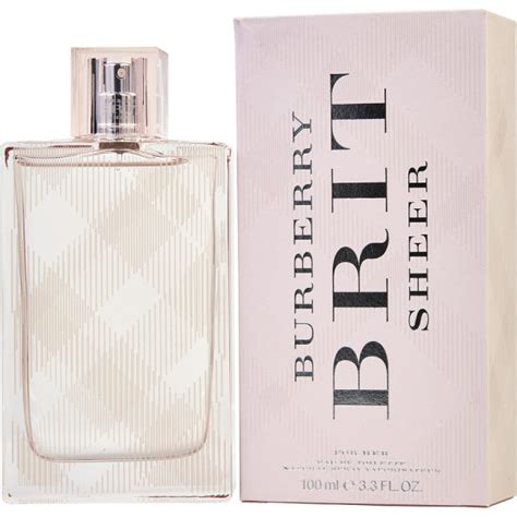 burberry sheer eau de toilette|eau de toilette burberry femme.